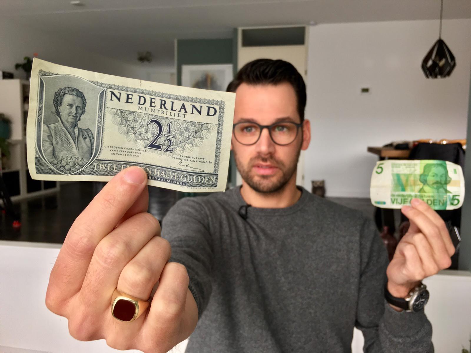 Nog miljoenen guldenbiljetten in omloop: 'Ik bewaar mijn briefje uit